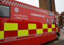 The new incident command unit in use by Lancashire Fire and Rescue