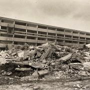 Shadsworth flats demolition, 1990