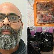 Saleem Chaudhri was sentenced to 27 years. The cocaine hidden in the cheese blocks and bags containing cocaine discovered at the premises.