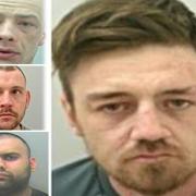 The four most wanted men in East Lancashire