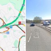 Parts of Burnley were gridlocked on Monday morning following a crash.