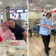 Celebrity chef Theo Michaels cooked a three-course meal for residents at Rossendale House care home in Burnley