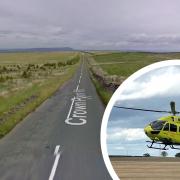 Two women have been airlifted to hospital following a crash near Burnley