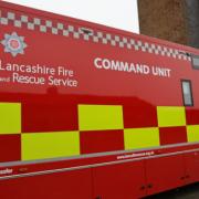 The new incident command unit in use by Lancashire Fire and Rescue