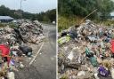 The waste tipped at Rossendale Borough Council