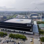 A view of the Co-op Live arena in Manchester. The £365 million venue, the biggest indoor arena in the UK, has postponed its opening numerous times after rescheduling performances from Peter Kay, The Black Keys, and A Boogie Wit Da Hoodie