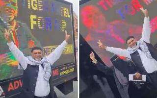 A video of councillor Tiger Patel celebrating winning the local election with his wife has gone viral