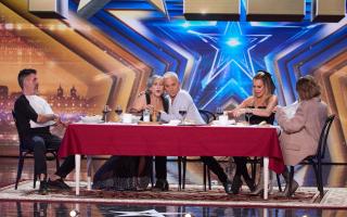 BGT judges were covered in food during a performance.