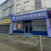The Bubbles and Boba tea shop in King William Street, Blackburn
