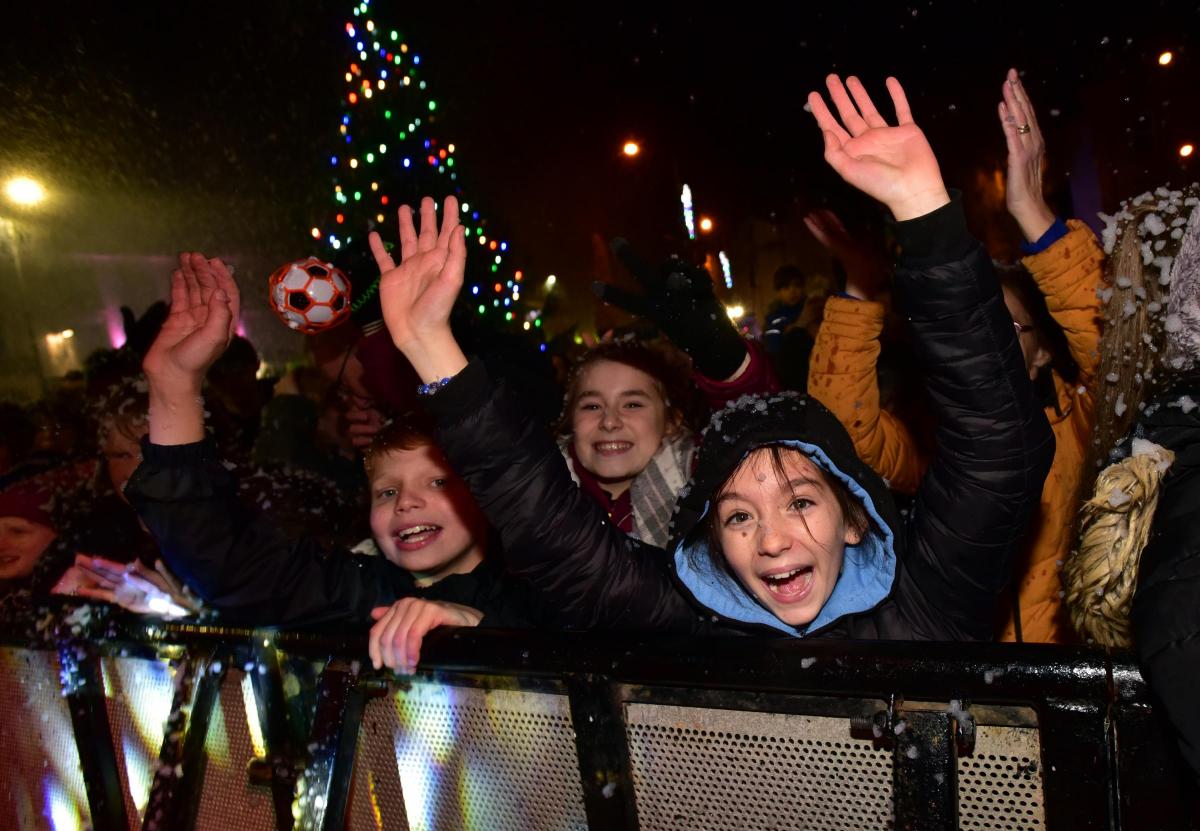Pictures from the Darwen Christmas lights switch on 2019