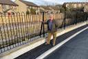 Cllr Mike Goulthorp at New Beck