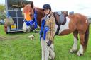 Isla Baron and her horse Bernie