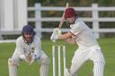 Lostock batsman James Evans, watched by Brinscall wicketkeeper Liam Winstanley, chipped in with 35 runs. Picture by Harry McGuire