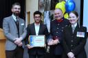 Muhammed Karbhari topped the list of 50 young and inspiring people who have made real differences to their communities across the county over the last year.