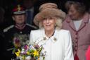Queen Camilla departs the Royal Maundy service at Worcester Cathedral. Picture date: Thursday March 28, 2024. PA Photo. See PA story ROYAL Maundy. Photo credit should read: Jacob King/PA Wire.