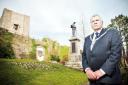 Coun Michael Ranson at Clitheroe Castle, where the ceremony will take place