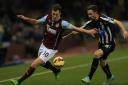 BLOW: Burnley striker Ashley Barnes is set for a spell on the sidelines after suffering a serious knee injury