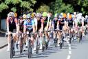 THRILL: The Aviva Tour of Britain Stage 2 goes through Clitheroe. Sir Bradley Wiggins and Mark Cavendish lead the pack