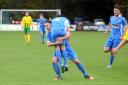 LIFT OFF: Nelson celebrate their win over Congleton