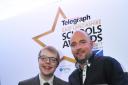 SCHOOL AWARDS 2017 held at Northcote, Ewood Park, Blackburn on Thursday June 29 2017.Secondary Pupil of the Year,Paul Hitchcock.Pictured with Jon Cant.