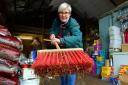 Denise Berry prepares for a clean sweep as Berry's Animal Feeds relocates this weekend from Blackburn's former cattle market after 40 years