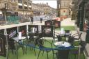 What the outdoor cafe area would have looked like in Accrington if plans were approved by the planning committee