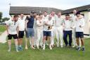 Oswaldtwistle Immanuel celebrate winning the Ribblesdale League after beating Euxton Pictures: KIPAX
