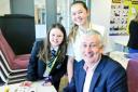 VISIT: Lindsay Hoyle, who lives in the town, on the campaign trail in Chorley