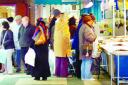 POPULAR VENUE: Shoppers in Blackburn Market