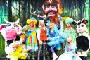 GIANT FUN: The cast of Jack and the Beanstalk take to the stage