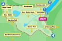 ROUTE: Map of Coniston walk