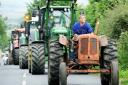 East Lancashire vintage tractor run in memory of farmer