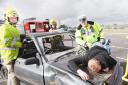 Emergency services take part in the simulation