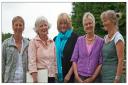 The Cawthwaite bloggers are, from left to right, Aly Purssell, Josie Baxter, Jackie Harris, Rosemary Darbishire, Jean Woodhouse