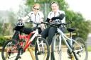 Ellie O’Donnell and Charlotte Brigden will cycle 127 miles