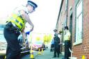 OPERATION: Police in Percival Street, Blackburn