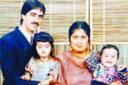  FAMILY: Mohammed and Shagufta with children Kawal and Umar when they were young 