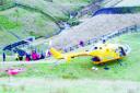 LIFE-SAVERS: The air ambulance deals with casualties in emergencies where time is crucial, or road access is limited