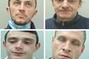 The four most wanted men in East Lancashire this week