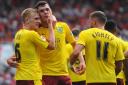 DOUBLE ACT: Ben Mee and Michael Keane were on the scoresheet at Bristol City, now they’re defensive partners