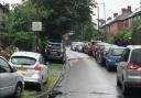 Parking issues in Whitebirk Road, Blackburn, during the Tablighi Ijtima at Frontier Park near junction six of the M65