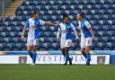 Saffron Jordan celebrates her first goal in Rovers Ladies' draw with Coventry United at Ewood Park. PIC: KIPAX