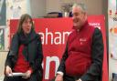 Jess Phillips and Graham Jones campaigning in Accrington