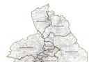 The final map of Pendle Council's new wards
