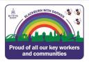 The Worker Bees rainbow campaign logo