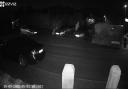 CCTV footage of car thieves in the Ribble Valley