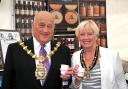 Cllr Colin Rigby in his Mayoral chain with wife and fellow councillor Jean in 2018