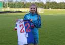 Aimee Hodgson has signed her first contract with Rovers Ladies