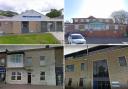 (Top L-R) Waterfoot Medical Practice, Whitworth Medical Centre (Bottom L-R) Dr Moujaes, The Surgery and Fairmore Medical Practice