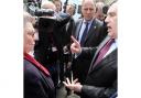 COMMENTS: Gordon Brown speaks to local resident Gillian Duffy in Rochdale